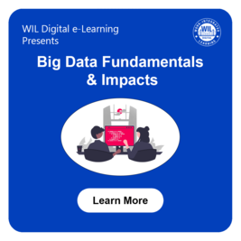 Big Data Fundamentals & Impacts Two Individuals in front of a desktop screen filled with lines of code Click here to learn more